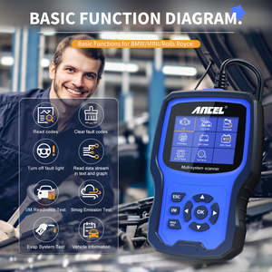 Ancel BM700 Automotive <strong>Code</strong> Reader Car Diagnostic Tools for BMW/MINI ABS ETCS BMS Reset OBD2 Auto <strong>Code</strong> Reader Tools - Product Image 3