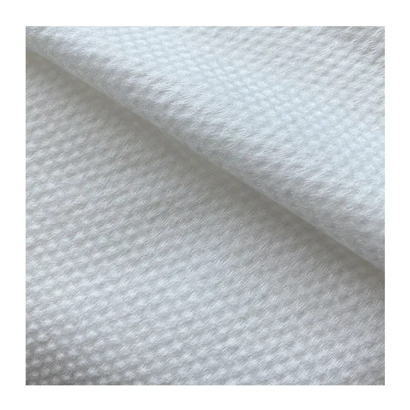 Attractive Price New Type Manufacturer Oem Viscose And Polyester Pearl Pattern Cross Spunlace Nonwoven Fabric