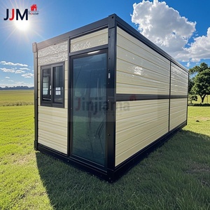 JJM 20ft Estructuras de acero Prefabricadas Plegable Living Home Casas modulares prefabricadas Casa contenedor plegable apilable - Product Image 1