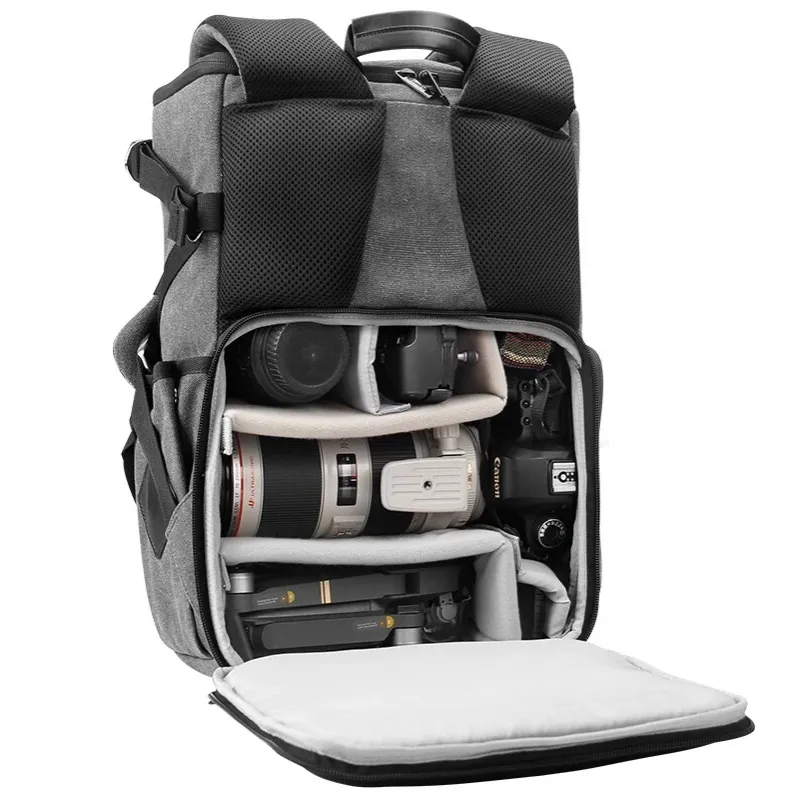 Hot bán rima EMB-SD06 máy ảnh Túi chống lão hóa khóa phía sau chống trộm thiết kế PE bông trên thấp hơn ngăn túi