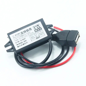 DC-DCコンバータモジュール入力6V ~ 32V ~ 5V ~ 12V 24W (最大) USBステップダウン出力アダプターカーポッティング防水パワー - Product Image 2