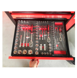Caja de metal con banco de trabajo Cerradura de llave Caja de herramientas - Product Image 2