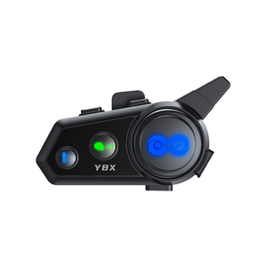 Y8X intercomunicador inalámbrico comunicación motocicleta malla Bluetooth intercomunicador para 8 personas intercomunicador casco auriculares - Product Image 1