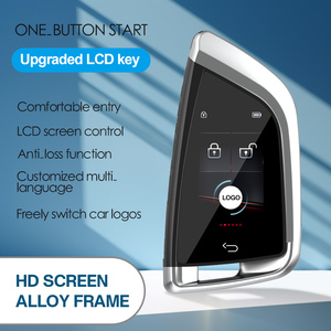 Casus Anti-hijack araba merkezi kilitleme sistemi akıllı araba anahtarı LCD 2way evrensel araba alarm sistemi - Product Image 3