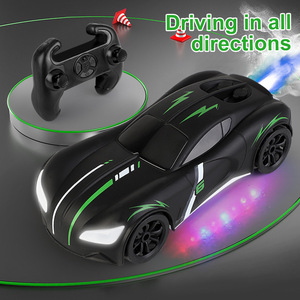 2.4G <strong>Remote</strong> <strong>Control</strong> Sci-Fi Design RC Toy <strong>Car</strong> Gesture Induction Dual Spray &amp; Tinted <strong>Car</strong> Light Music Includes Camera and Charger - Product Image 2