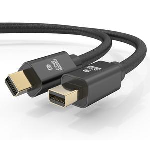 Mini DisplayPort 2,1 UHBR10 DP80 HD Cable USB Delgado chapado en oro para monitor de computadora HDTV Audio Video Micrófono - Product Image 5