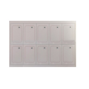 <strong>A4</strong> Size PVC 2*5 Format <strong>MIFARE</strong>(R) Classic 1K RFID <strong>Inlay</strong> Contactless 13.56MHz Plastic/PET Prelam Sheet Good Price - Product Image 1