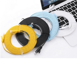 Hızlı kargo erişte 4Pairs bükülmüş ağ kablosu UTP Cat5e Cat6 Ethernet LAN 0.5m 1m 2m 3m 5m düz kedi kabloları iletişim için - Product Image 3