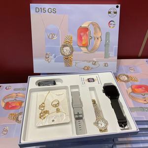 Luxury D15 GS Smart Watch Diamond Screen Heart-Shaped Jewelry Set IOS <strong>Operation</strong> IP67 Activity Tracker Heart Rate Monitor - Product Image 6