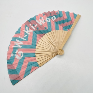 Thêm văn bản của riêng bạn và thiết kế tùy chỉnh Kinh Doanh Cá Nhân Gỗ gấp tay nhảy múa trang trí quạt gấp tre Rave <span class=keywords><strong>Fan</strong></span> - Product Image 6