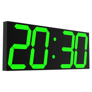 <strong>4</strong>&quot; GPS Synchronized Time <strong>4</strong> Inches <strong>4</strong> <strong>Digits</strong> <strong>LED</strong> Digital Wall Clock - Product Image 3