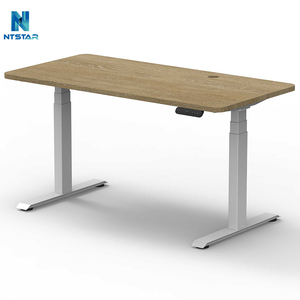 Modern <strong>Customized</strong> Height Adjustable Workstation Electric Office <strong>Computer</strong> Double Motor Standing <strong>Desk</strong> - Product Image 1