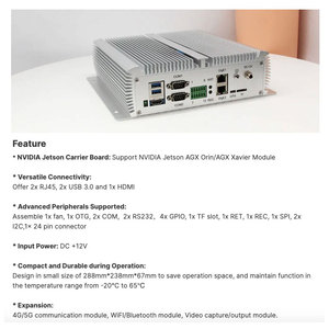NVIDIA Jetson AGX ORIN32G Industrial computadora integrada vehículo carretera caja de coordenadas PC