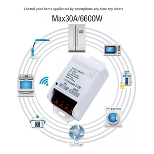 Zigbee Smart Switch 30A 6000W interruttore intelligente luce relè Timer Tuya APP telecomando funziona con Alexa Google Home - Product Image 2