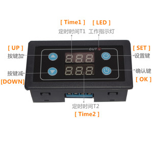 0.1s - 999h Countdown Timer Programmable Cycle Control Module Time Dalay Relay 5V/12V/220V Optional Voltage - Product Image 4