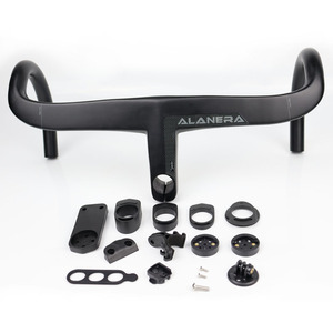 超軽量全炭素繊維ロードバイク曲がったハンドルバー付きメーターホルダー付き - Product Image 1