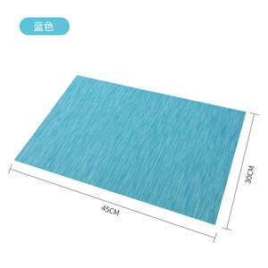 新型易清洁聚氯乙烯餐垫编织设计餐桌垫厨房平纹餐桌垫 - Product Image 4