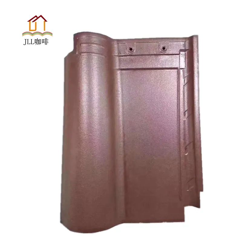 Chinese original direct selling Siwa brown 300*400mm ceramic roofing tile for house