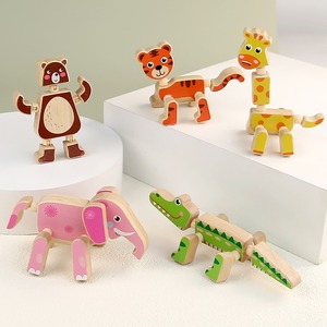Wooden Snap <strong>Together</strong> Building <strong>Toy</strong> STEM Take Apart Robot Dinosaur Play Set Fine Motor Skill Montessori Educational Learning <strong>Toys</strong> - Product Image 3