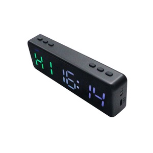 Orologio con Display a LED personalizzato a 24/12 ore da tavolo con cronometro a più funzioni per sport a intervalli di allenamento Fitness da palestra - Product Image 1