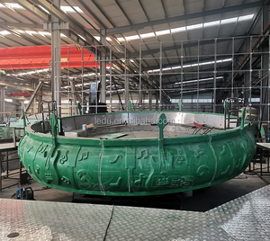 Outdoor Funfair Amusement Park Facilities Attraction Tagada Disco Ride Disco Tagada Turntable Ride For Sale