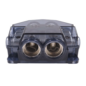 6 vías de potencia 1x0/2/4 calibre entrada 2x0 2x4 2x8 calibre salida bloque de distribución de energía para amplificador de coche divisor de Audio