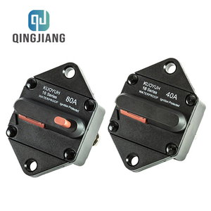 Carga de batería Aparts High Circuit Breakers 80a DC disyuntor tipos de reinicio manual