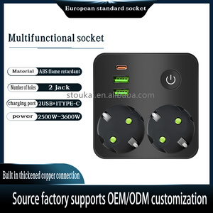 Универсальная розетка с несколькими разъемами и USB-портами, высокое качество, электрическое решение для дома и офиса - Product Image 2