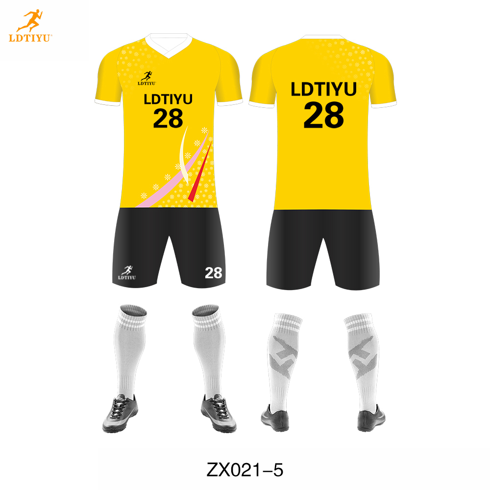 sublimation football jersey set