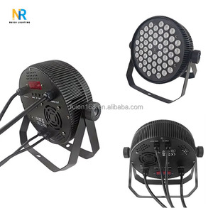 מחיר הסיטונאי 54 * 3w rgb הוביל נקוב אורות הוביל נקוב דק יכול אורות מעטפת אלומיניום שטוח
