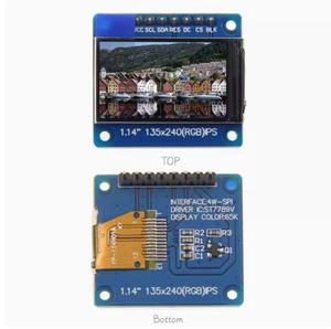 1.14 pollici IPS OLED modulo Display schermo LCD 135*240 RGB TFT per Arduino ST7789 scheda LCD SPI Full Color HD OLED 8pin