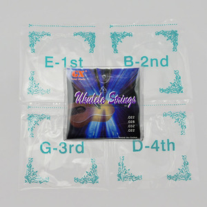Source Factory Accesorios para instrumentos de cuerda 022 Cuerdas de ukelele de nailon transparente con bolsa de plástico - Product Image 2
