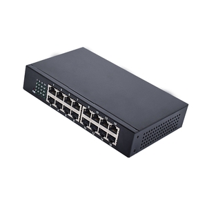 Nuovo tipo Mini Internet Ethernet Switch 16 porta 10/100m interruttore di rete SNMP QoS funzione 2G capacità 12 mesi prezzo interessante