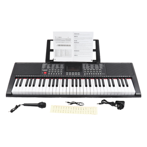 Teclado de piano digital semiprofesional de 61 teclas de alta calidad alimentado por USB directo de fábrica con función MP3 hecho de plástico duradero - Product Image 4