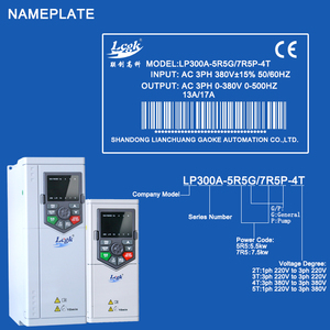 Inversor de pantalla LCD DTC serie LP330 380V entrada 1.5kw-400kw convertidor de frecuencia Variable para maquinaria CNC - Product Image 6