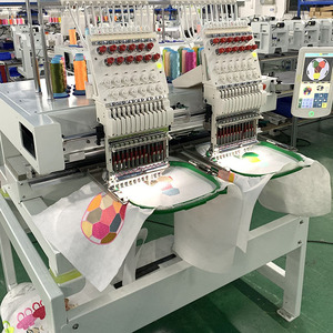 Computerized Automatic High Speed 3D <strong>Computer</strong> Embroidery Machine Industrial Flat Embroidery Machine - Product Image 2