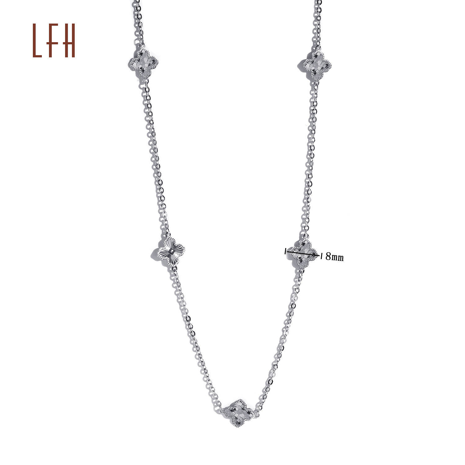 สร้อยคอสีขาว3.6g