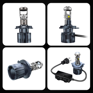 Htp5 H7 Hb3 Hb4 90W süper parlak projektör Led far camı Conversion dönüşüm kiti yüksek/düşük işın H4 Led lamba Canbus hata ücretsiz - Product Image 6
