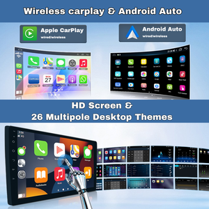 Android 15 đài phát thanh xe Navigation bộ phận nội thất Trim bảng điều chỉnh âm thanh xe hơi Bảng điều khiển khung cho TOYOTA ma trận 2009-2014 9in QLED 720P - Product Image 3