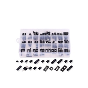 Chip-Sortiments kit für integrierte Schaltkreise mit Buchsen, Opamp, Oszillator, PWM, PC817 NE555 LM358 LM324 JRC4558 LM393 LM339 NE5532