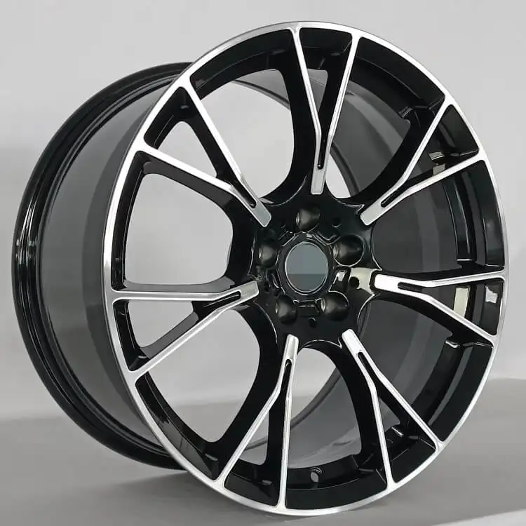 Custom Flegen Black Chrome sfalsato Jantes Sport ruota forgiata 16x9 4x100 5x112 cerchi in lega per auto 16 cerchi da 20 pollici