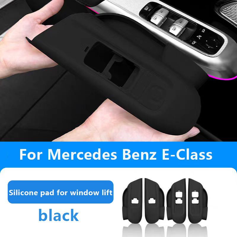 Coussin d'accoudoir de porte noir pour Mercedes Benz Classe E