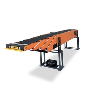 Transportador de cinta móvil inclinado con tolva para sistema de descarga de contenedores Venta Diseño telescópico Camión Transportador de cinta telescópica - Product Image 6