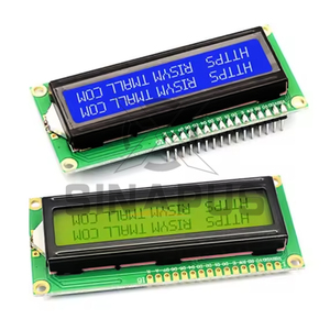 Sinapus 1602A LCD-Display mit blauem Bildschirm-16x2 LED-Modul mit Hintergrund beleuchtung für Arduino-und Elektronik projekte