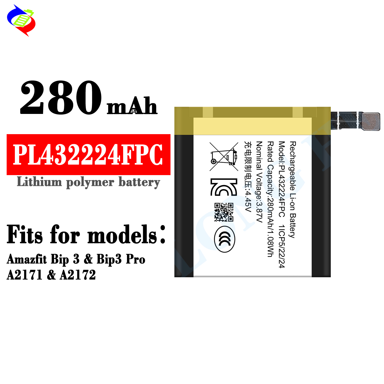 para Amazfit Bip 3 y Bip 3 Pro