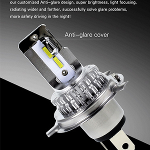 P15D T19 <strong>Led</strong> Motorcycle Headlight Bulb Super Bright 3000LM H4 H6 BA20D R2 <strong>P45T</strong> <strong>LED</strong> Lamp Motorbike ATV Scooter Accessories - Product Image 4
