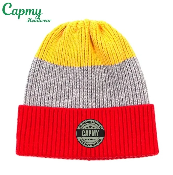 Cappelli a cuffia di alta qualità Capmy marca inverno giallo rosso grigio caldo cina produttore