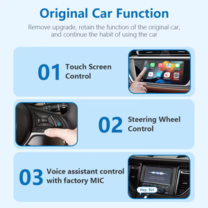 Android Auto Dongle Mini cablato ad adattatore di proiezione senza fili per Android Auto di navigazione senza fili Carplay Box produttori - Product Image 6