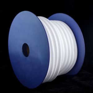 แผ่น PTFE แบบขยายสีขาวทนความร้อน100% บริสุทธิ์สำหรับสายการผลิต
