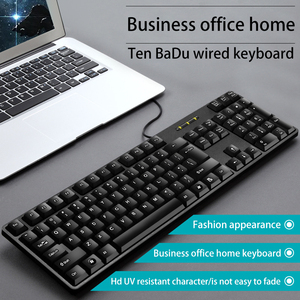 Best Cost Black Office <strong>Use</strong> PC Teclado E Y Mous Kit Wired Usb Key Board Klavye <strong>Keyboard</strong> and Mouse Set Combos for <strong>Computer</strong>